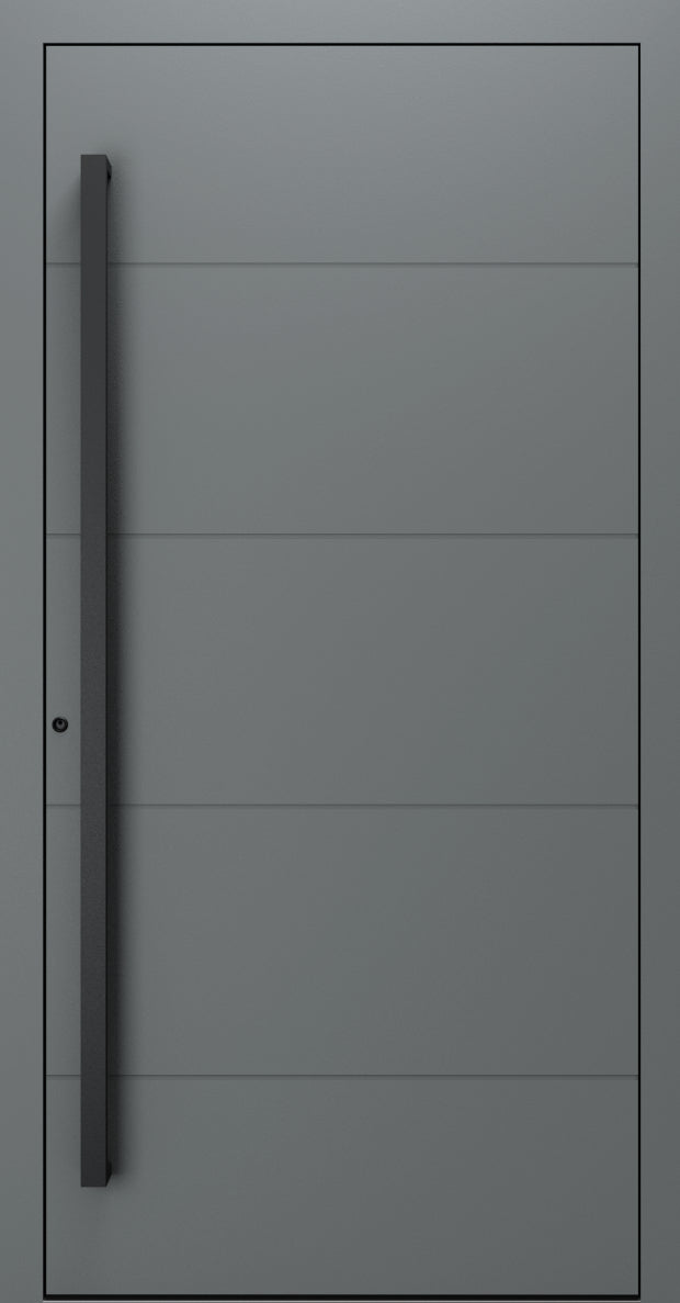 Turenwerke SL75 Design 660B Premium75 aluminium door in basalt grey RAL 7012
