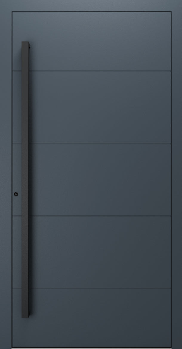 Turenwerke SL75 Design 660B Premium75 aluminium door in anthracite grey RAL 7016