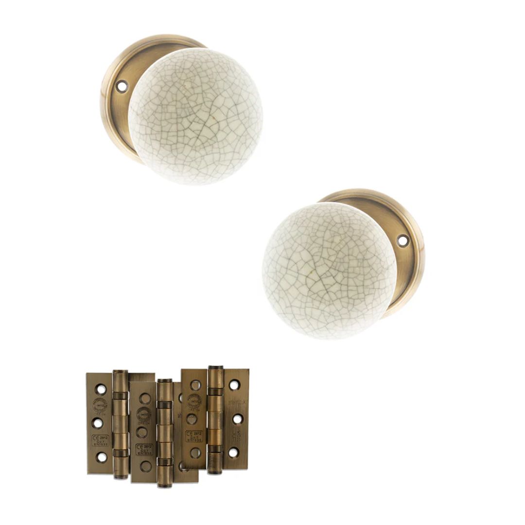 Atlantic OE59CMK Old English Skipton Mortice Knob Door Handle Pack