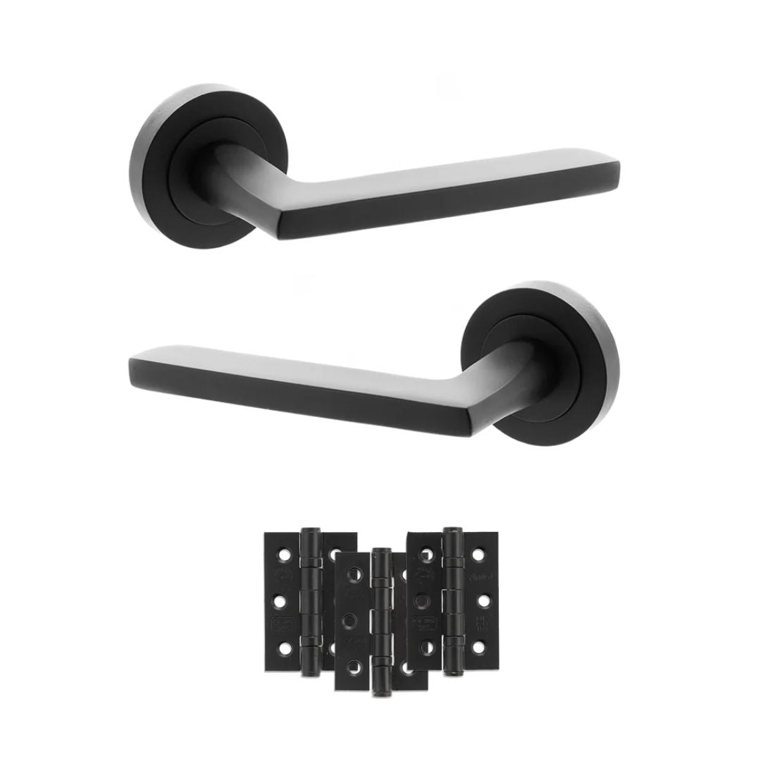 Atlantic S26RMB Status Alaska on Round Rose Door Handle Pack