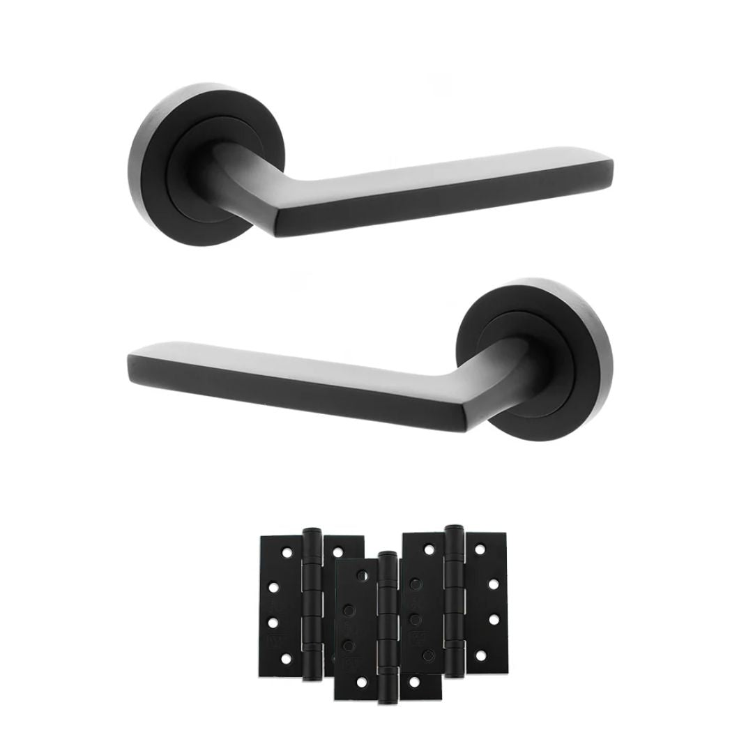 Atlantic S26RMB Status Alaska on Round Rose Door Handle Pack