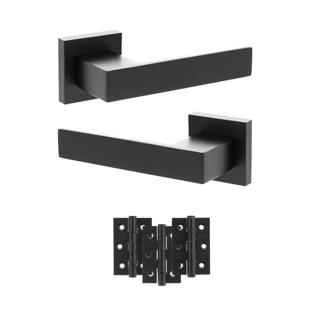 Atlantic SP217 Senza Pari Panetti on Square Rose Door Handle Pack
