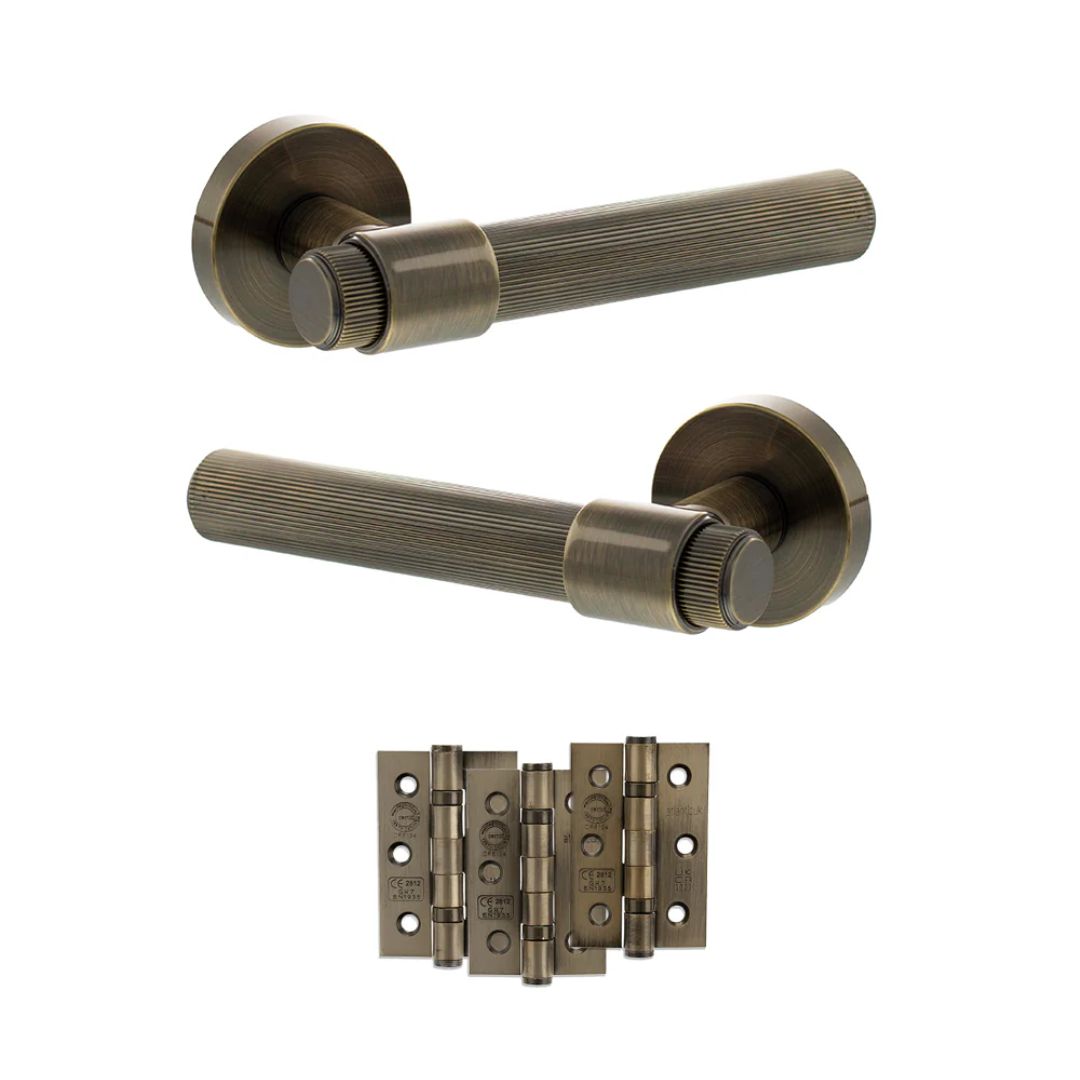 Atlantic SPR165 Senza Pari Fasana on Round Rose Door Handle Pack