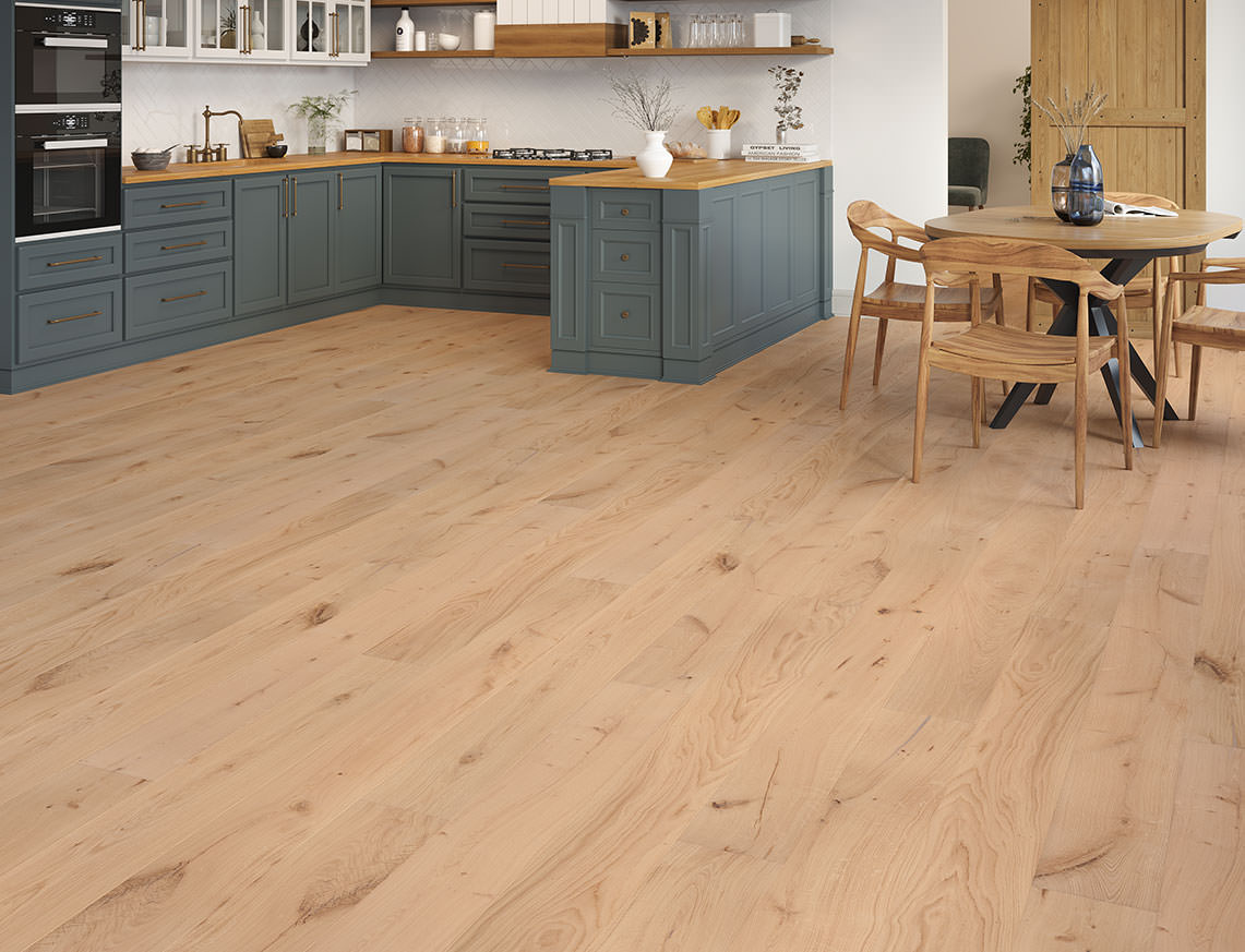 Wyre Oak Smooth Plank Engineered Wood Flooring | Unfinished | 190 x 1900 x 14/3mm