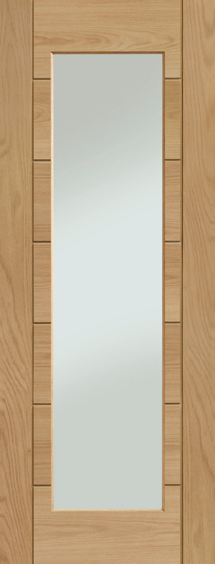 XL Joinery Internal Oak Essential Palermo Pre-Finished 1 Light with Clear Glass  Internal door