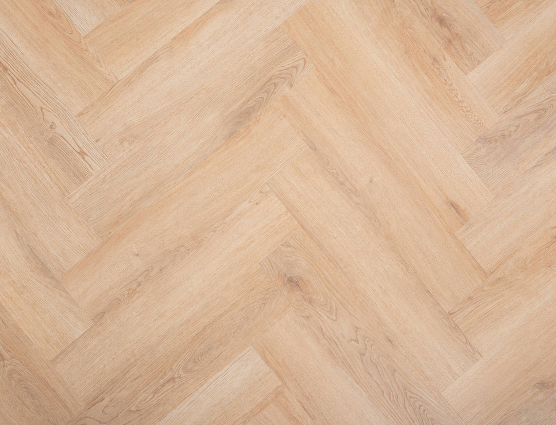 Farnham Oak Brown Oak Herringbone LVT Flooring | 128 x 615 x 5/0.5mm