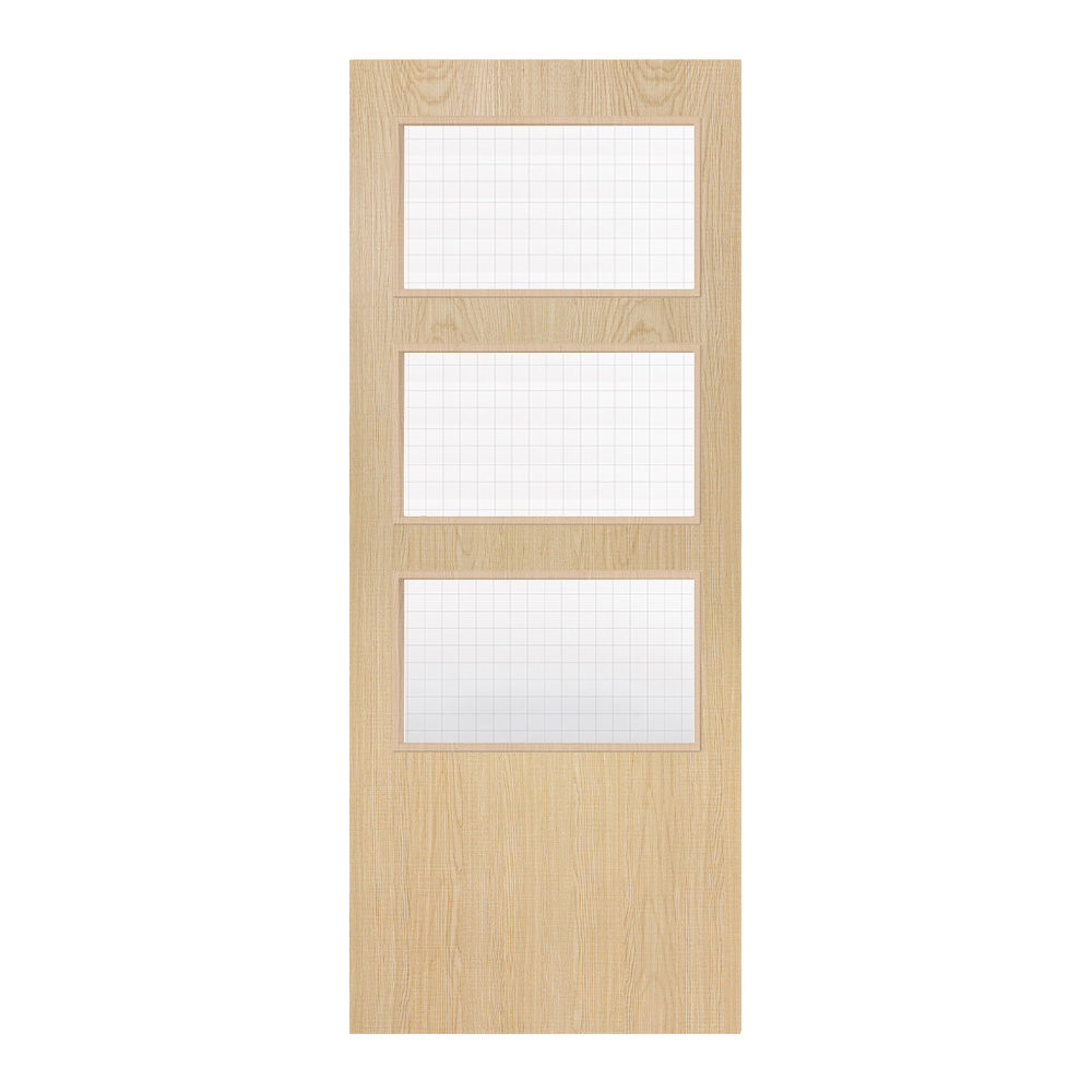 Deanta Flush Prefinished Ash FD30 Option 03 Wired Glaze Certifire CF5740 FSC