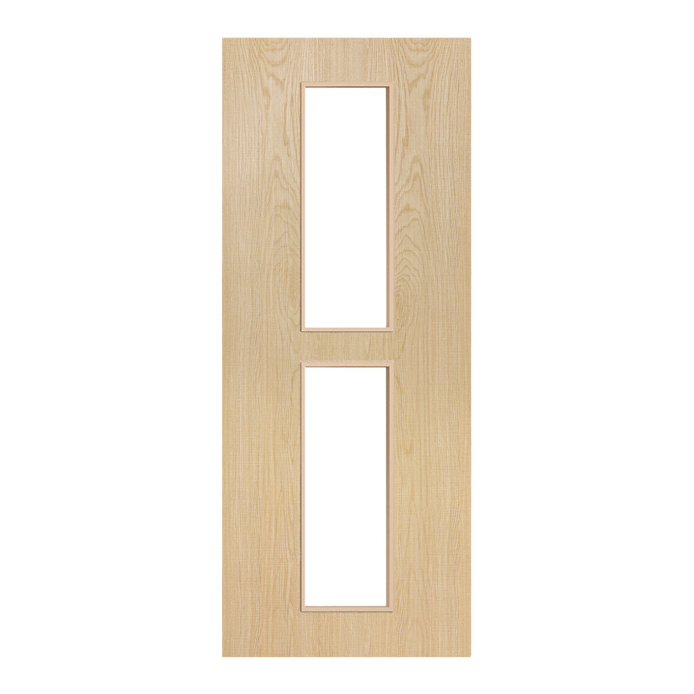 Pre-Assembled Flush Prefinished Ash FD30 Option 12 30M Clear Glaze Certifire CF5740 FSC Door Set