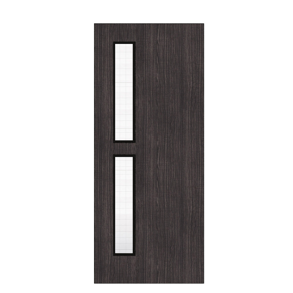 Deanta Flush Dark Grey Ash FD30 Option 07 Wired Glaze Certifire CF5740 FSC