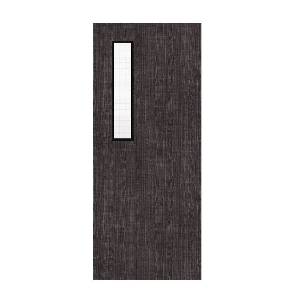 Deanta Flush Dark Grey Ash FD30 Option 08 Wired Glaze Certifire CF5740 FSC
