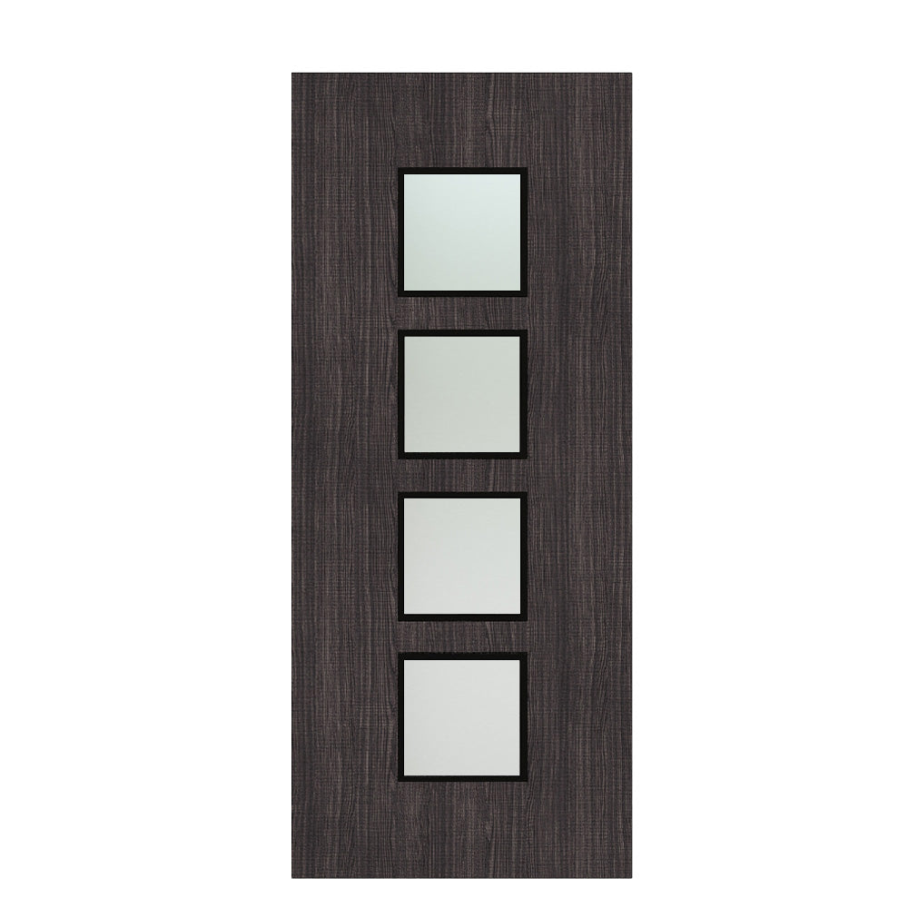 Deanta Flush Dark Grey Ash Option 09 Satin Glaze FSC