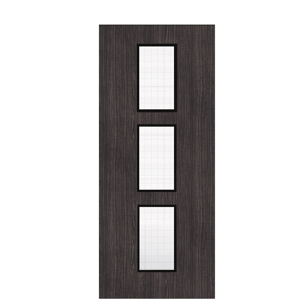 Deanta Flush Dark Grey Ash FD30 Option 11 Wired Glaze Certifire CF5740 FSC