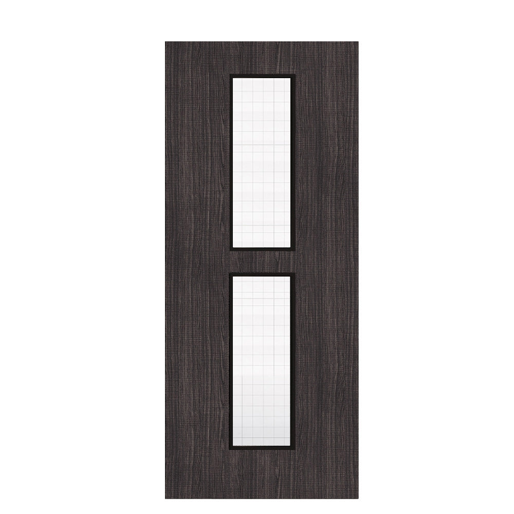 Deanta Flush Dark Grey Ash FD30 Option 12 Wired Glaze Certifire CF5740 FSC