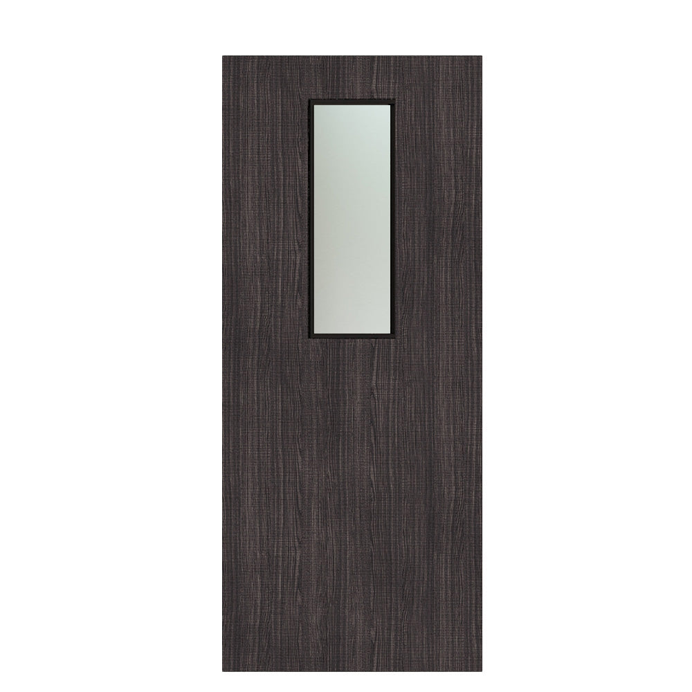 Deanta Flush Dark Grey Ash Option 14 Satin Glaze FSC