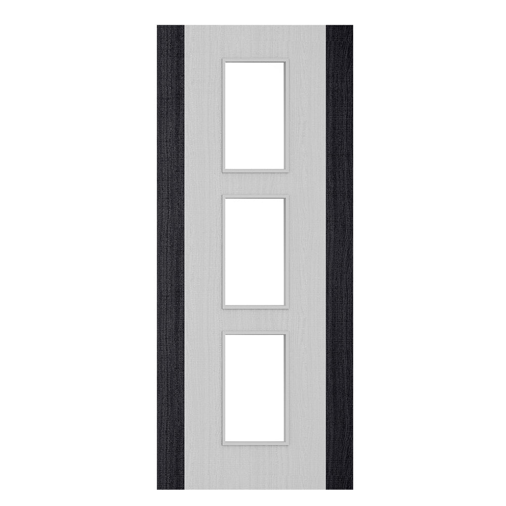Deanta Flush Light Grey Ash Dark Grey Edges FD30 Option 11 30M Clear Glaze Certifire CF5740 FSC