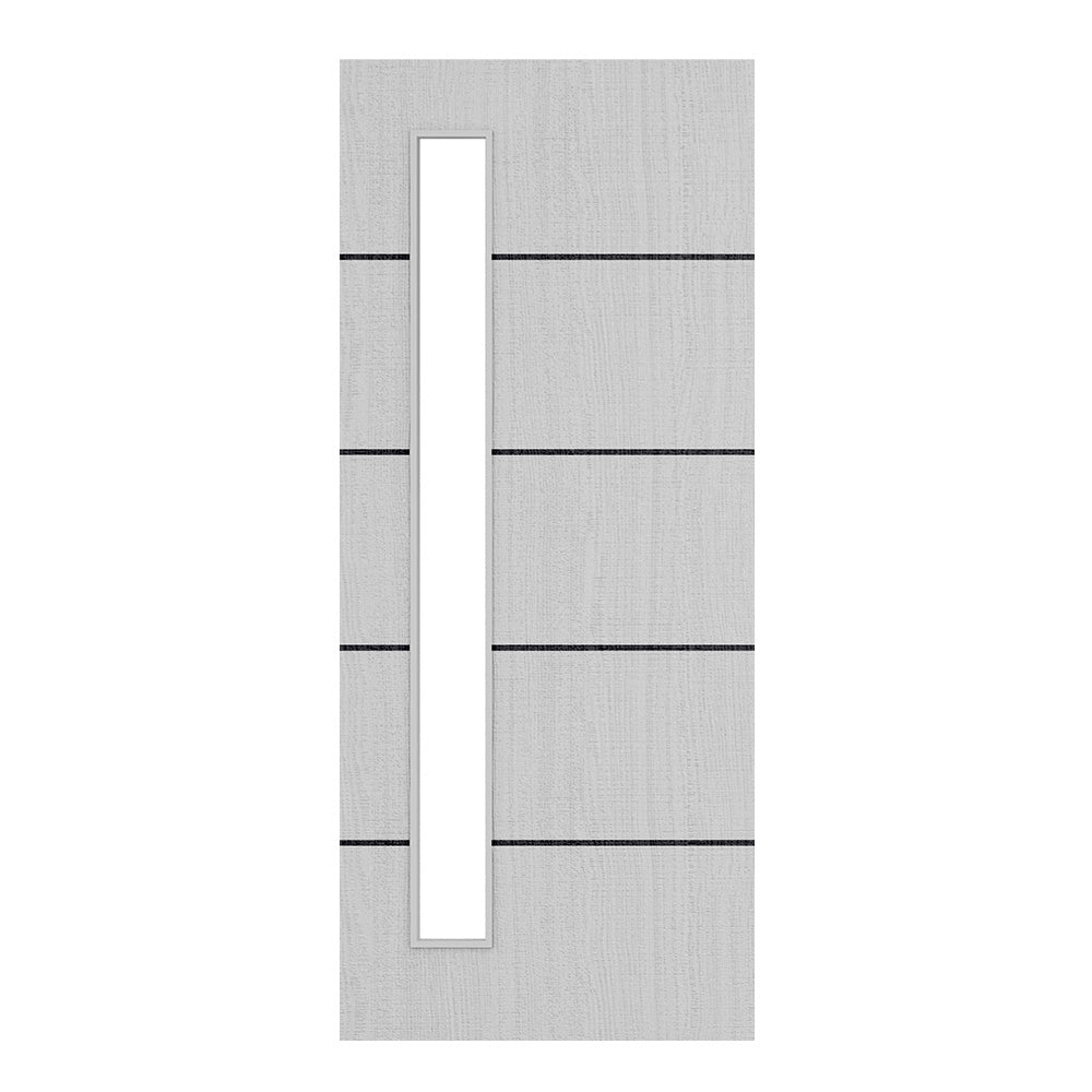Deanta Flush Light Grey Ash Horizontal Inlay FD60 Option 06 60M Clear Glaze FSC