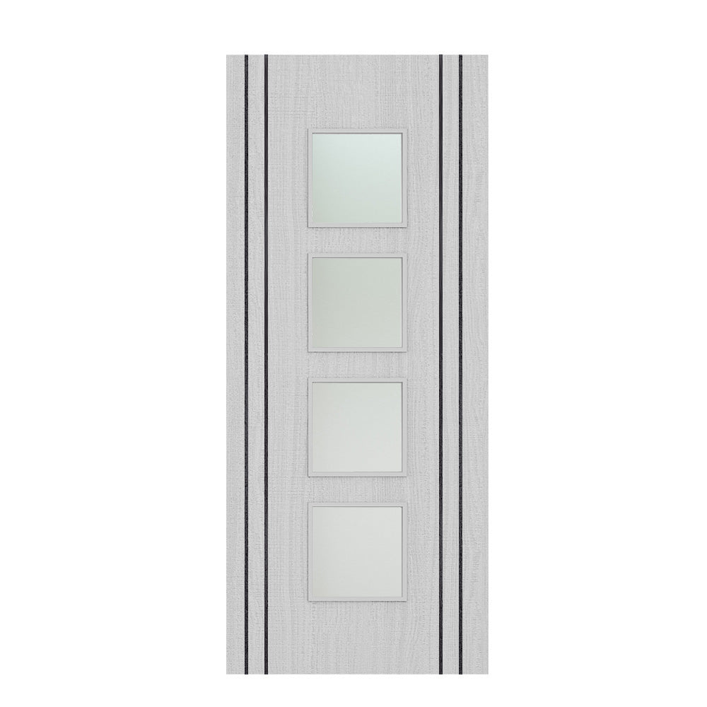 Deanta Flush Light Grey Ash Vertical Inlay FD30 Option 09 30M Satin Glaze Certifire CF5740 FSC