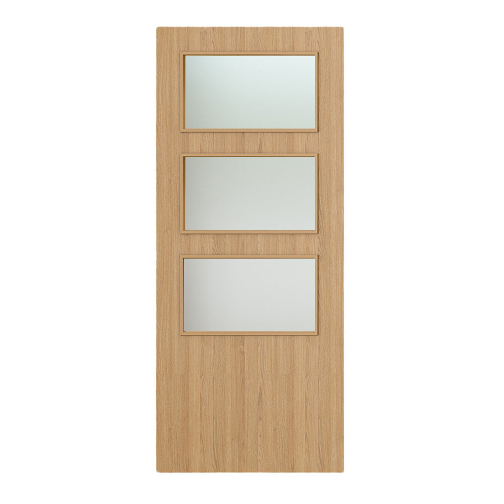 Deanta Flush Prefinished Oak FD30 Option 03 30M Satin Glaze Certifire CF5740 FSC