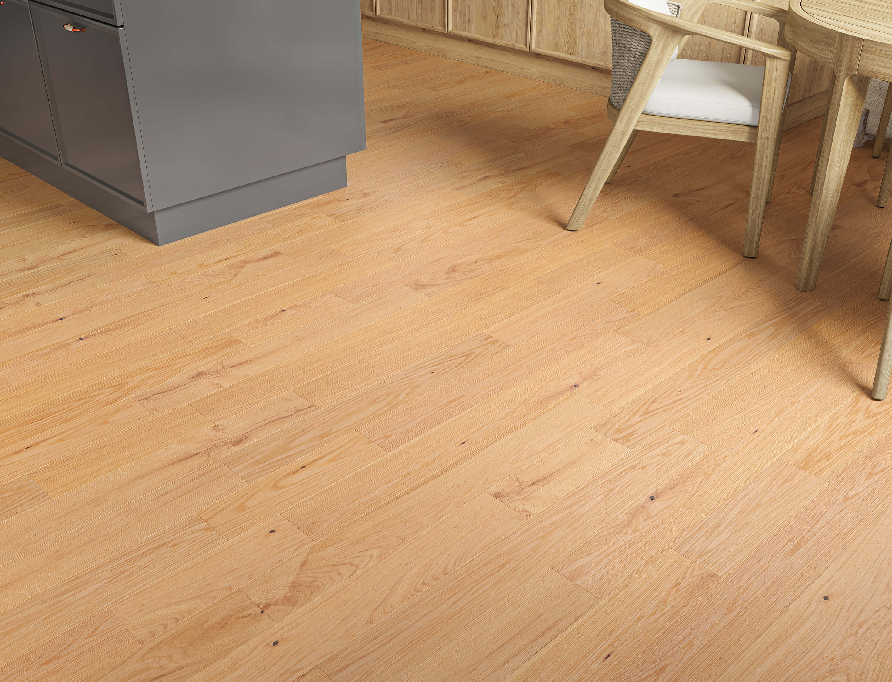 Greenwood Oak Natural Brushed Plank Engineered Wood Flooring | UV Oiled | 125 x 300-1200 x 14/3mm