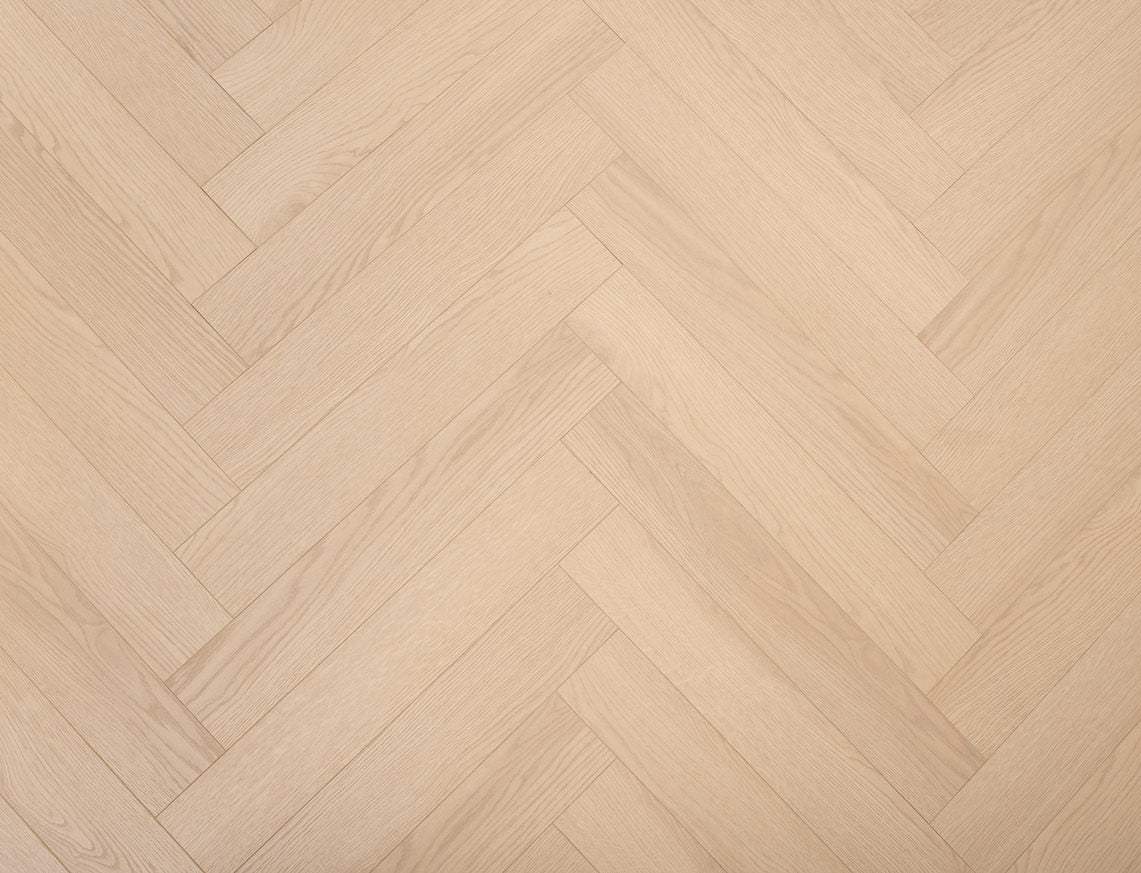 Oakleigh 8mm Kingham Natural Honey Textured Herringbone Laminate Flooring | 100 x 600 x 8mm