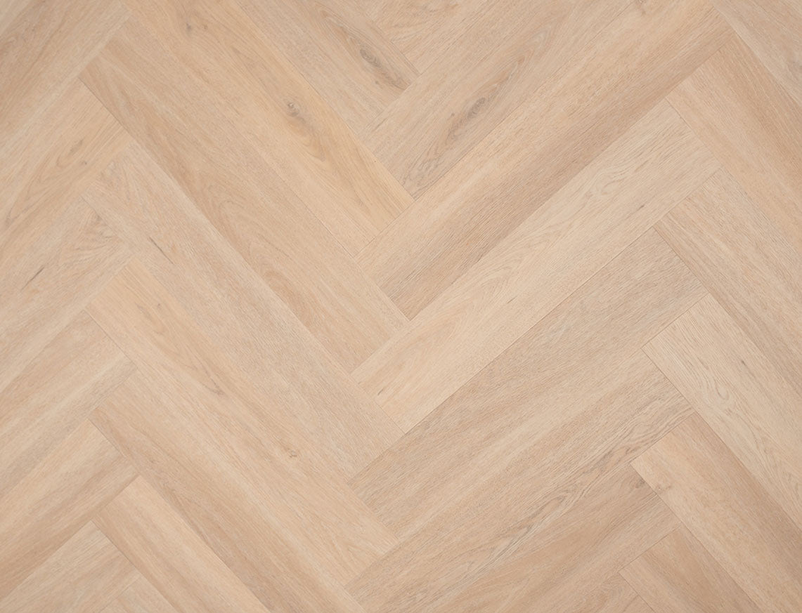 Porthcurno Oak Brown Oak Herringbone LVT Flooring | 128 x 615 x 6.5/0.5mm
