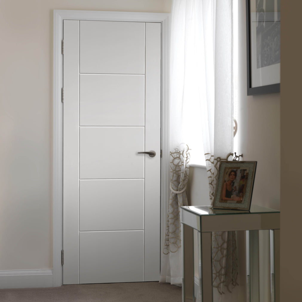 JB Kind Tigris White Primed Internal Fire Door