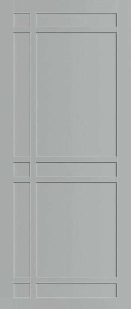 Handmade Eco Urban Leith 9 Panel Door DD6316 Mist Grey Premium Primed