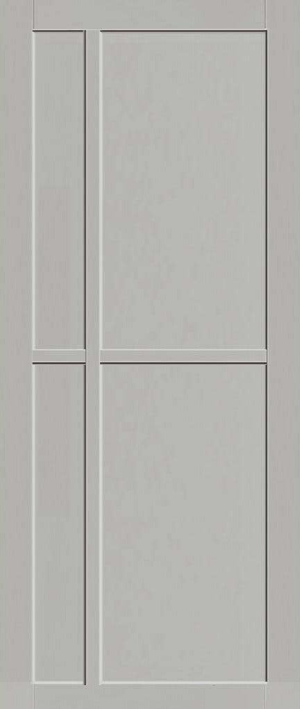 Handmade Eco Urban Marfa 4 Panel Door DD6313 Mist Grey Premium Primed