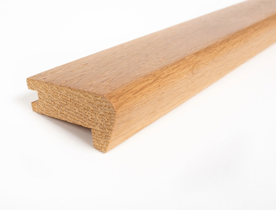Lacquered Oak Stair Nosing 28 x 57 x 2400mm