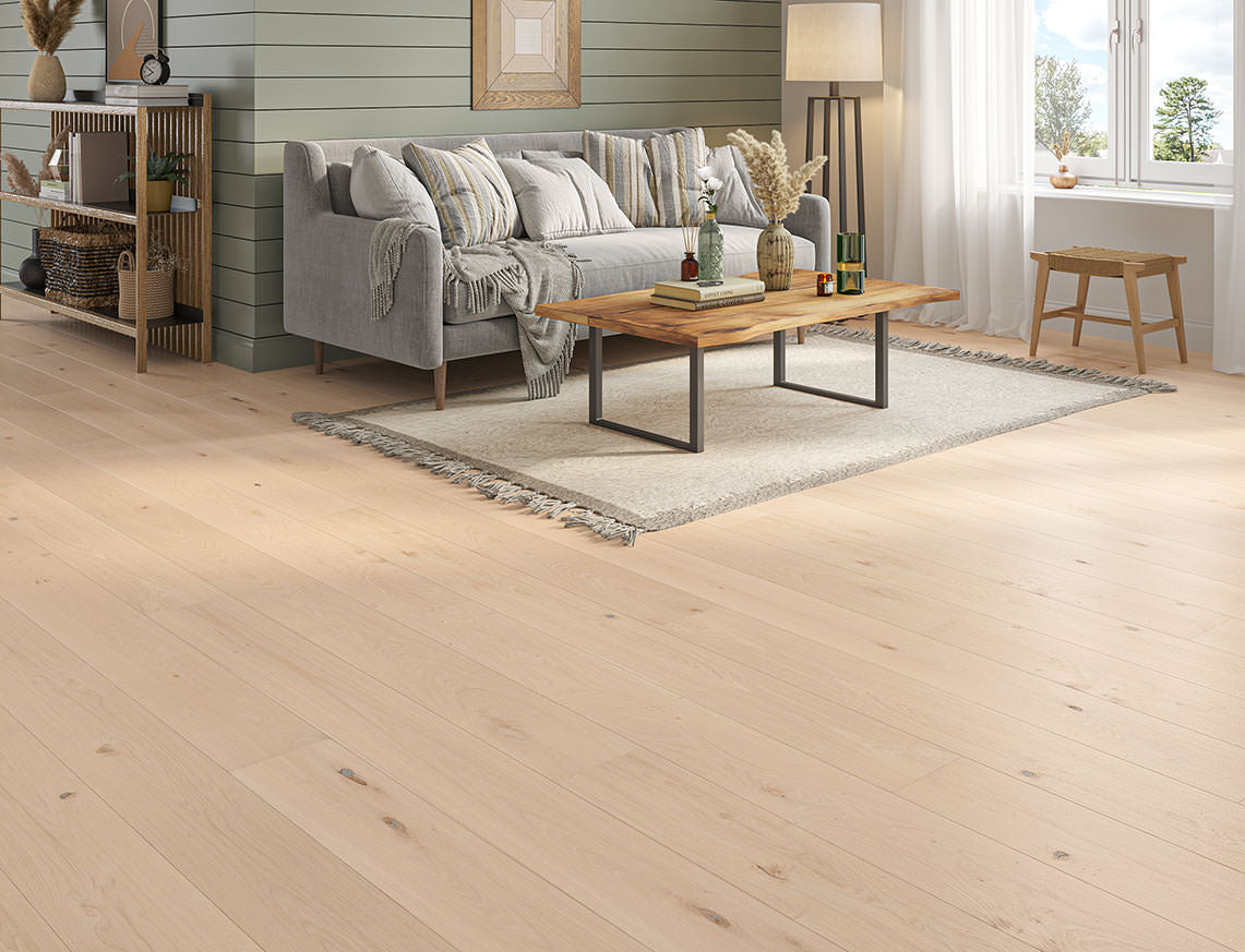 Ontario Oak Natural Smooth Plank Engineered Wood Flooring | Unfinished | 190 x 1900 x 14/3mm
