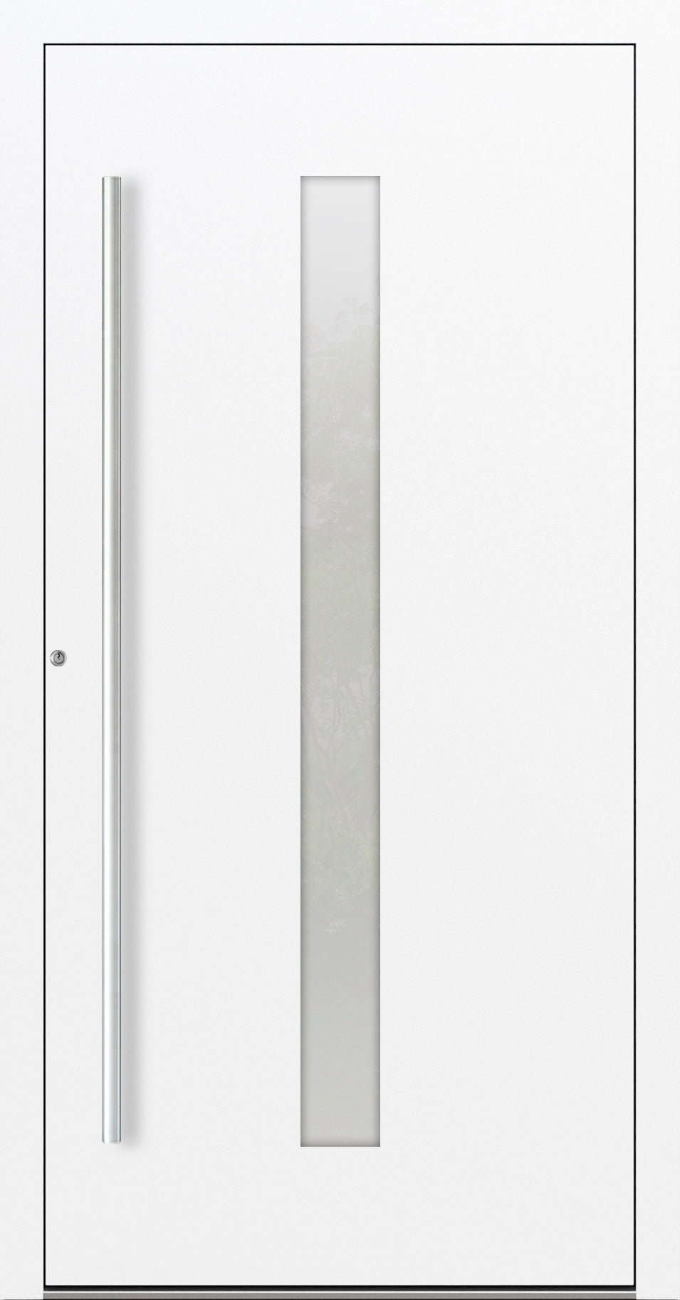 Turenwerke SL75 Design 01 Premium75 Aluminium Door - Traffic White RAL 9016