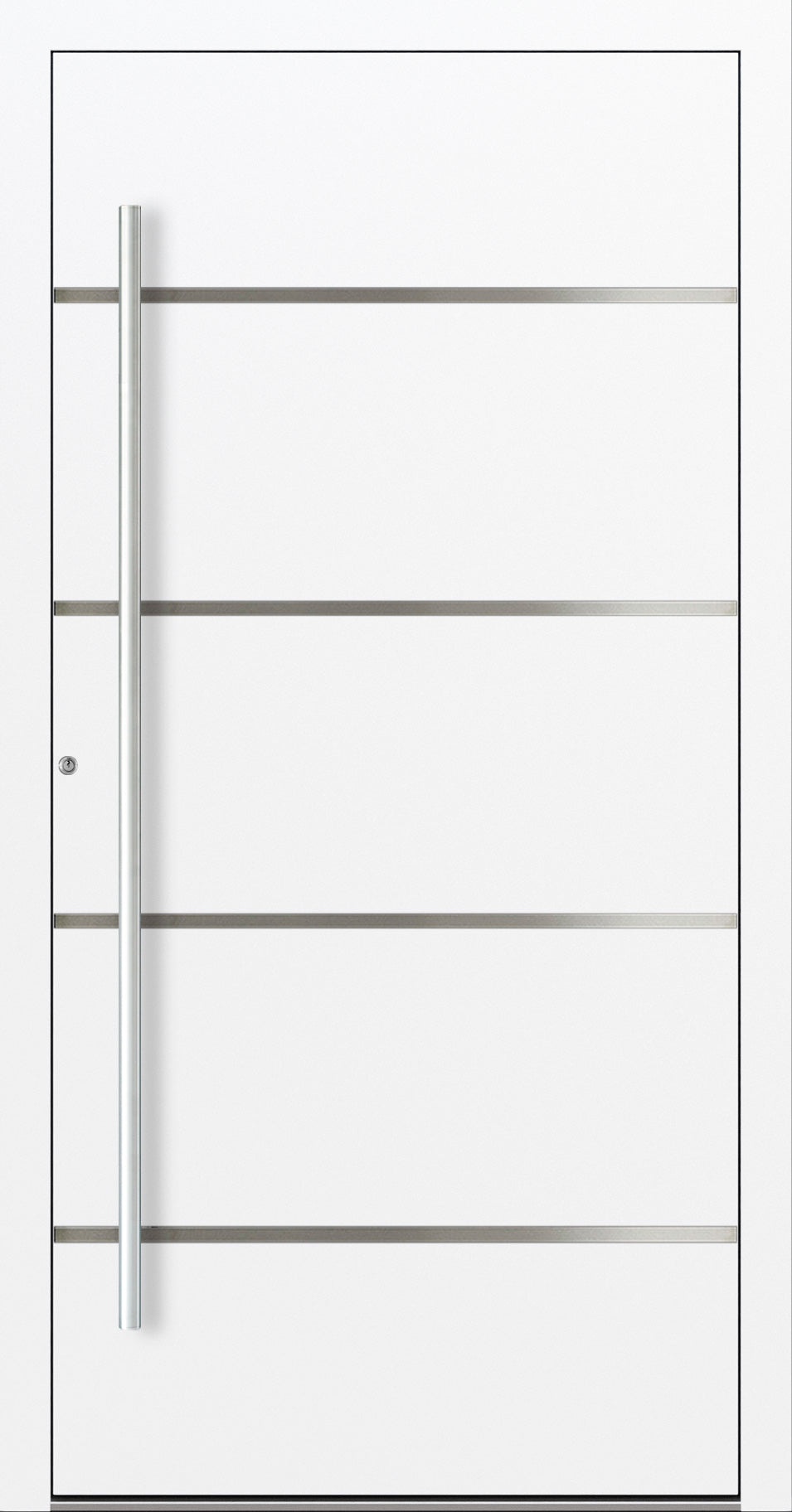 Turenwerke SL75 Design 02 Premium75 Aluminium Door - Traffic White RAL 9016