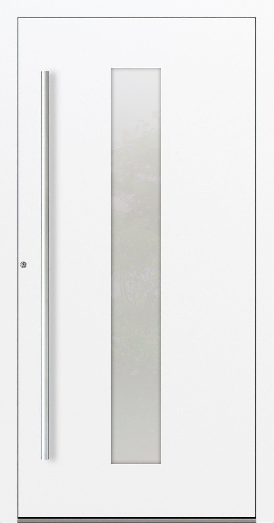 Turenwerke SL75 Design 15 Premium75 Aluminium Door - Traffic White RAL 9016