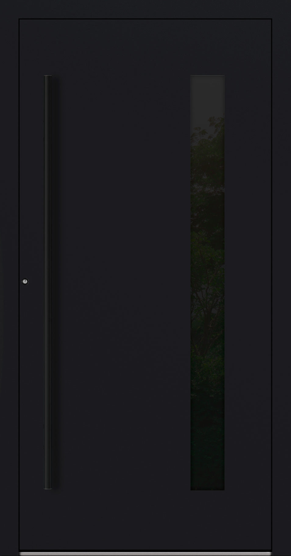 Turenwerke P90 Design 24 Aluminium Door - Black RAL9005 - Blackline