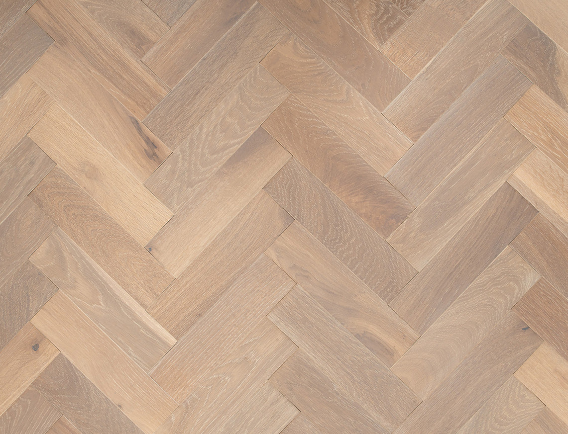 Regent Oak Grey Smoked Brushed Herringbone Engineered Wood Flooring | UV Lacquered | 80 x 300 x 10/3mm
