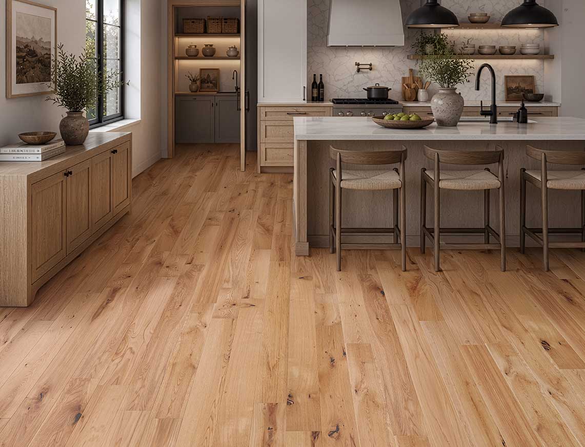 Cheyne Oak Smooth Plank Solid Wood Flooring | UV Lacquered | 125 x 300-1200 x 18mm