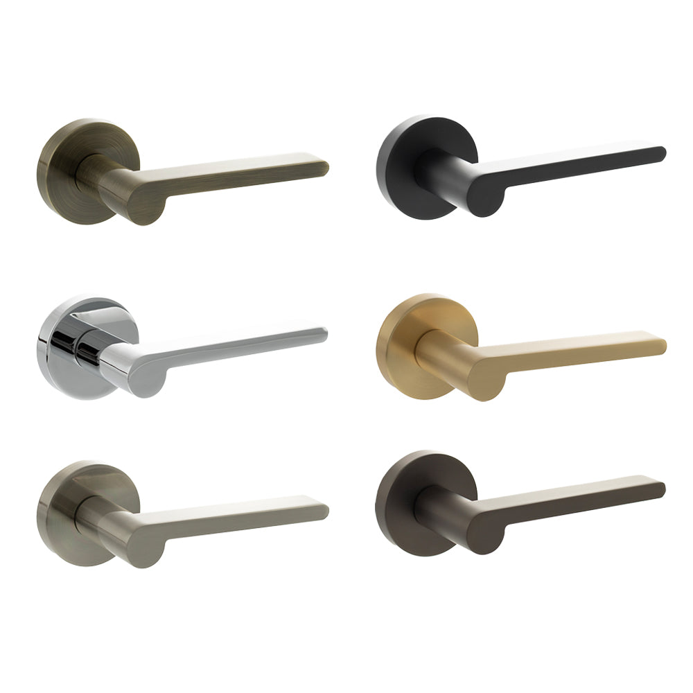 Atlantic SPRO218 Senza Pari Darrio on Round Rose Door Handle Pack