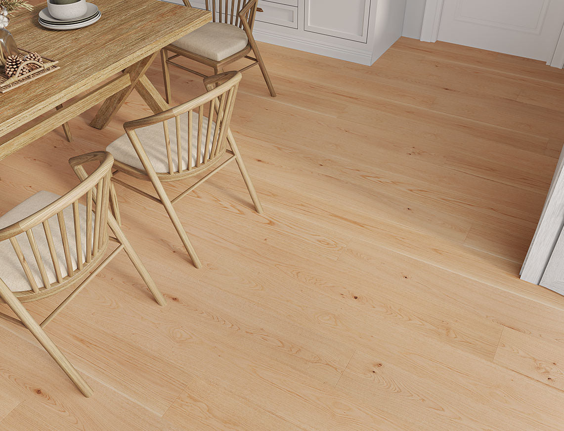 Selby Oak Natural Smooth Plank Engineered Wood Flooring | UV Lacquered | 190 x 1900 x 14/3mm