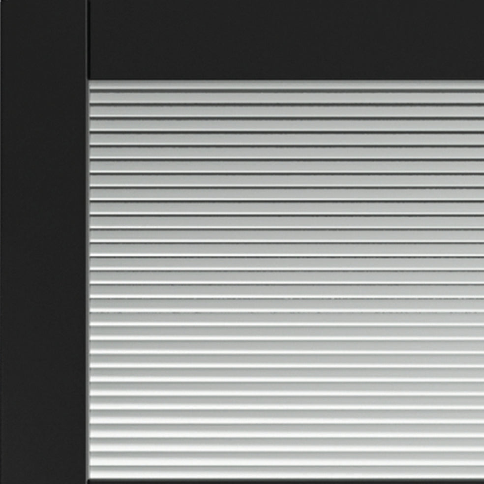 JB Kind Metro Black Reeded Glass Internal Door