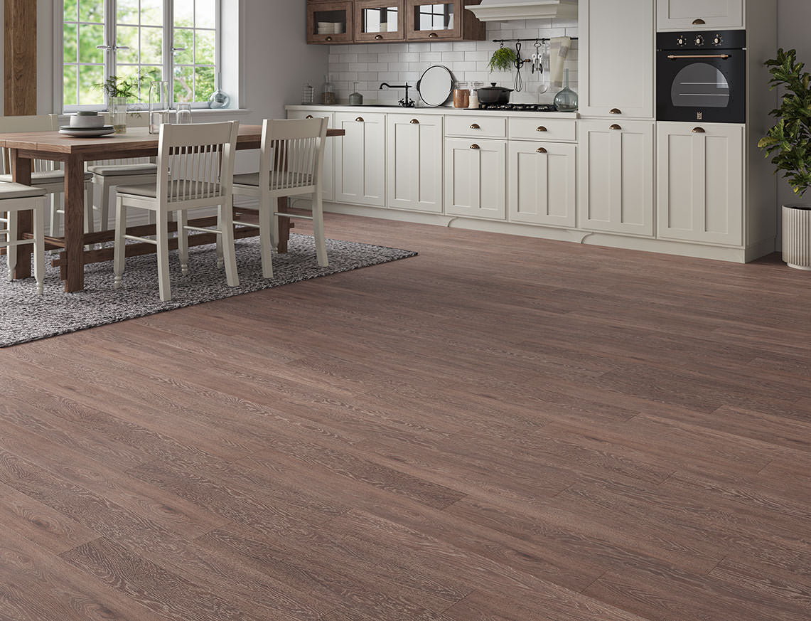 VarioClic 12mm Milano Coffee Brown Plank Laminate Flooring | 134 x 1204 x 12mm