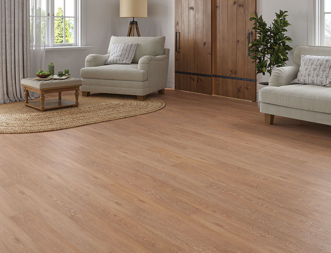 VarioClic 12mm Palermo Cocoa Brown Plank Laminate Flooring | 134 x 1204 x 12mm