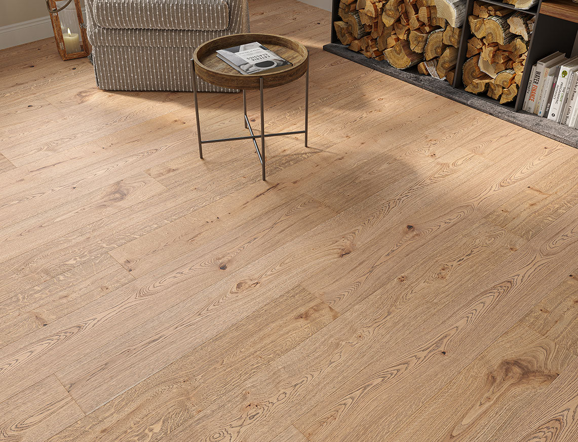 Walton Oak Smoked Brushed Plank Engineered Wood Flooring | UV Oiled | 190 x 1900 x 14/3mm