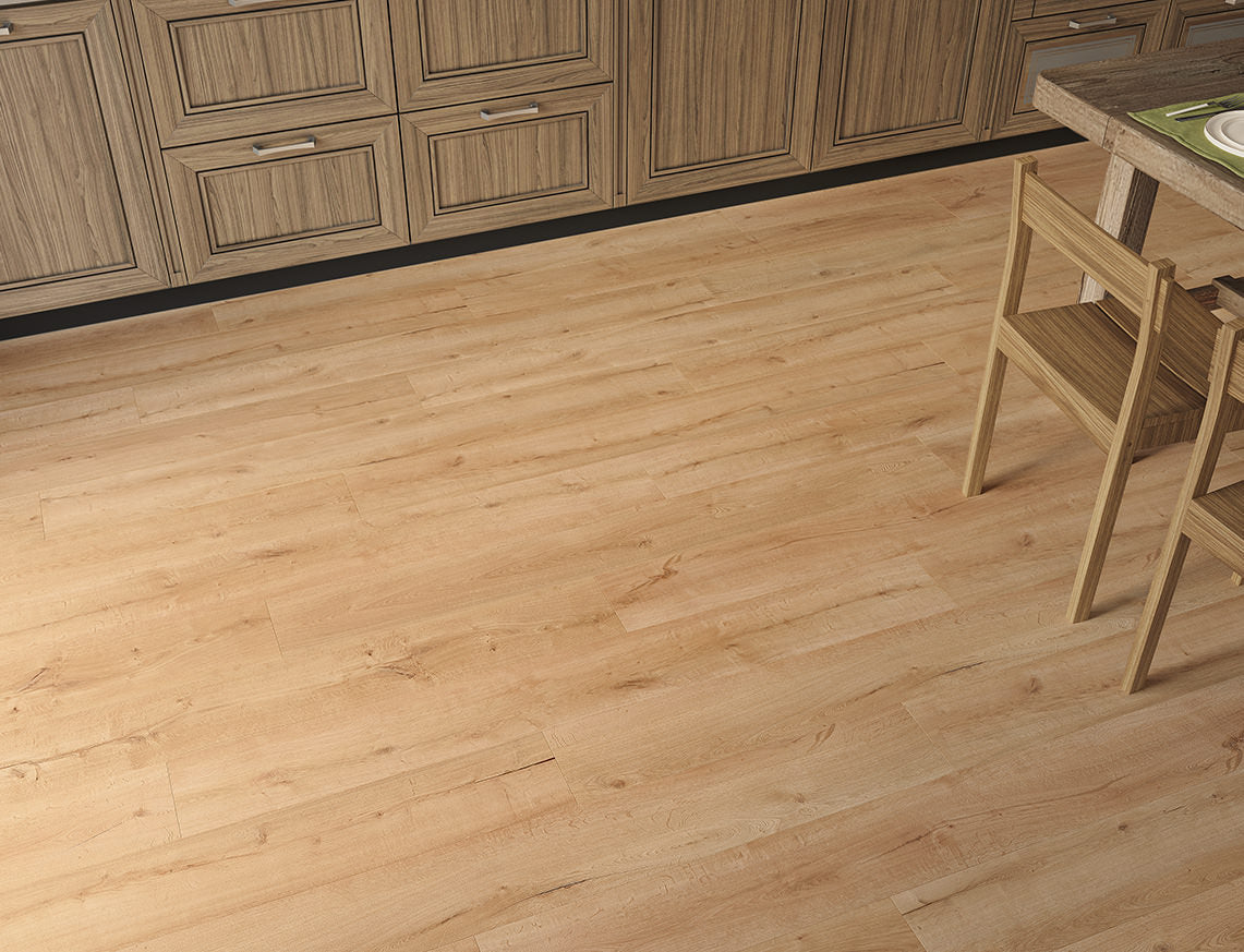 Whitby Oak Natural Brushed Oak Plank LVT Flooring | 181 x 1520 x 8/0.17mm