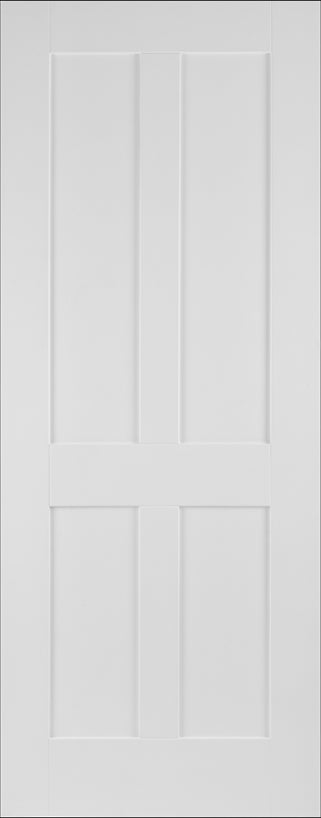PM Mendes White Shaker 4 Panel FD30 Primed Door