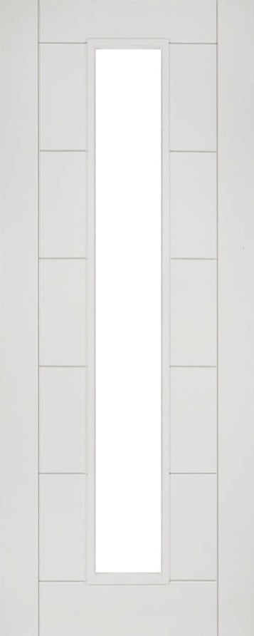 Deanta White Primed Seville Glazed Fire Internal door