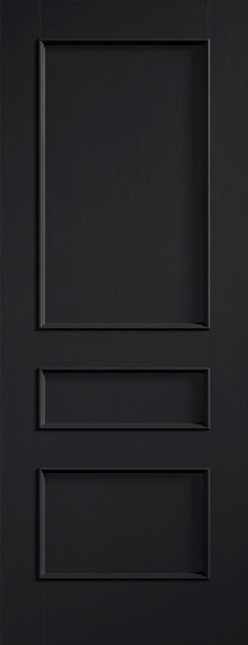 LPD Toledo Pre-Finished Charcoal 3P Black Door