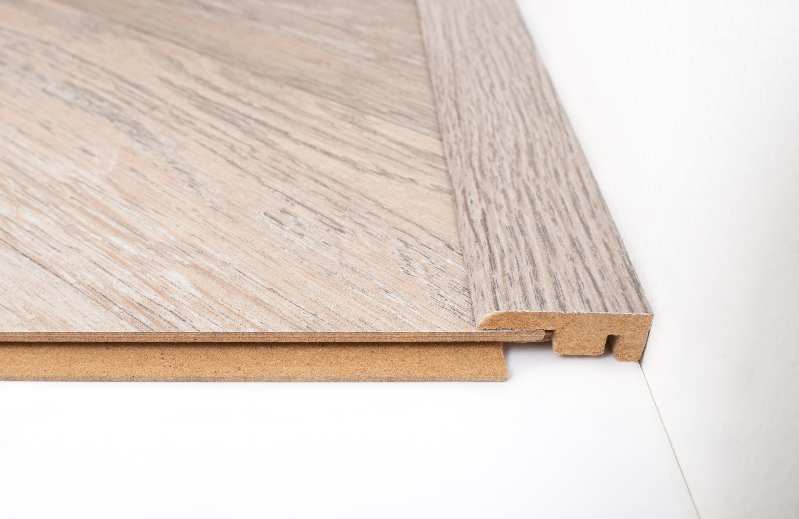 Greige Laminate End Profile 1000mm x 11.5mm x 33mm