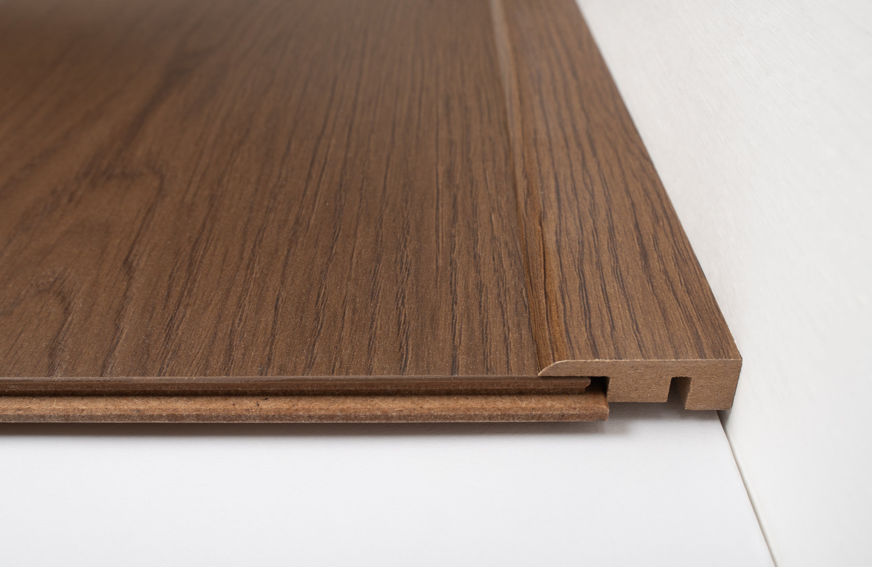 Coffee Oak End Profile 2440 x 33 x 11.5mm