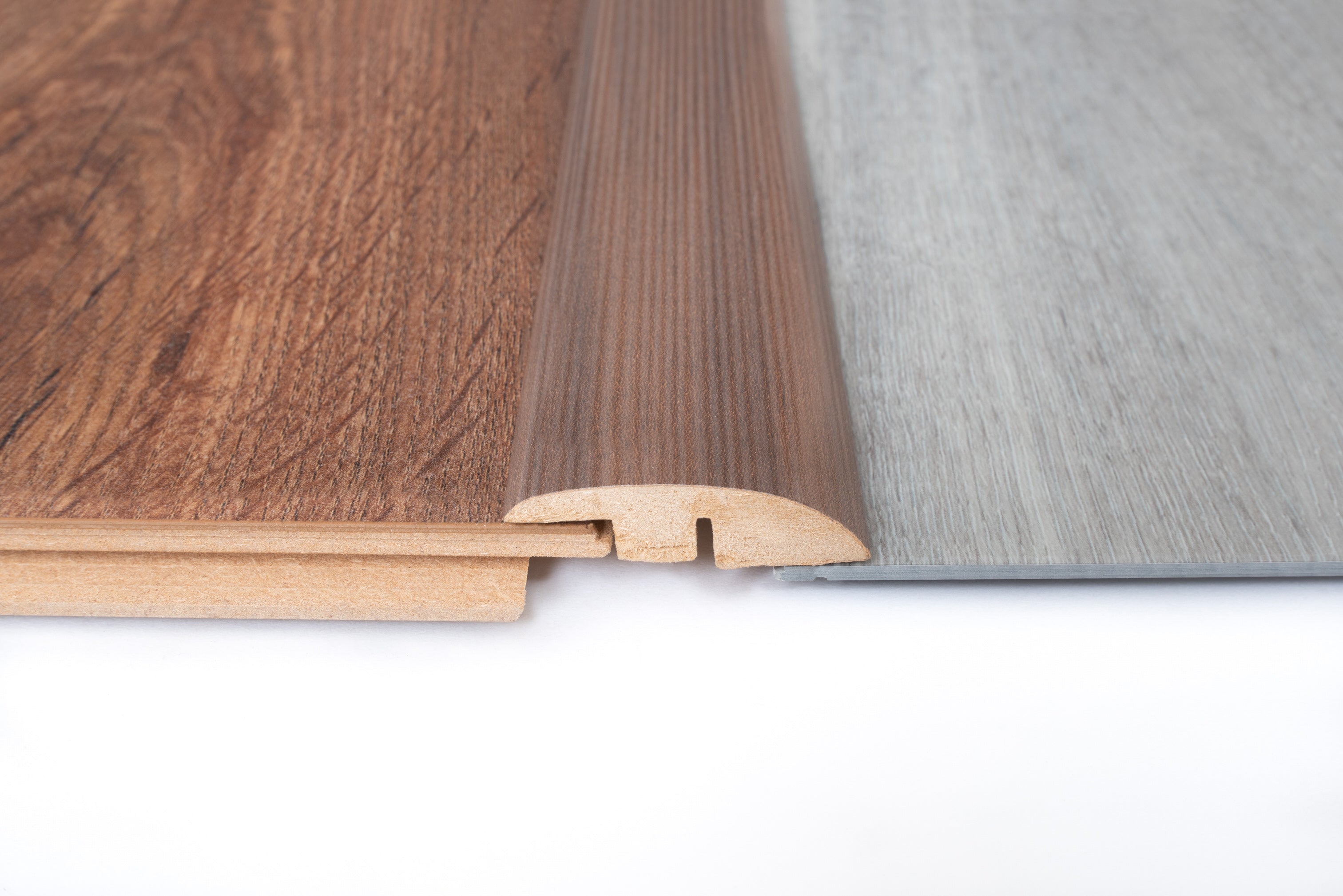 Chocolate Oak Laminate Ramp Profile 3000mm x 12mm x 45mm
