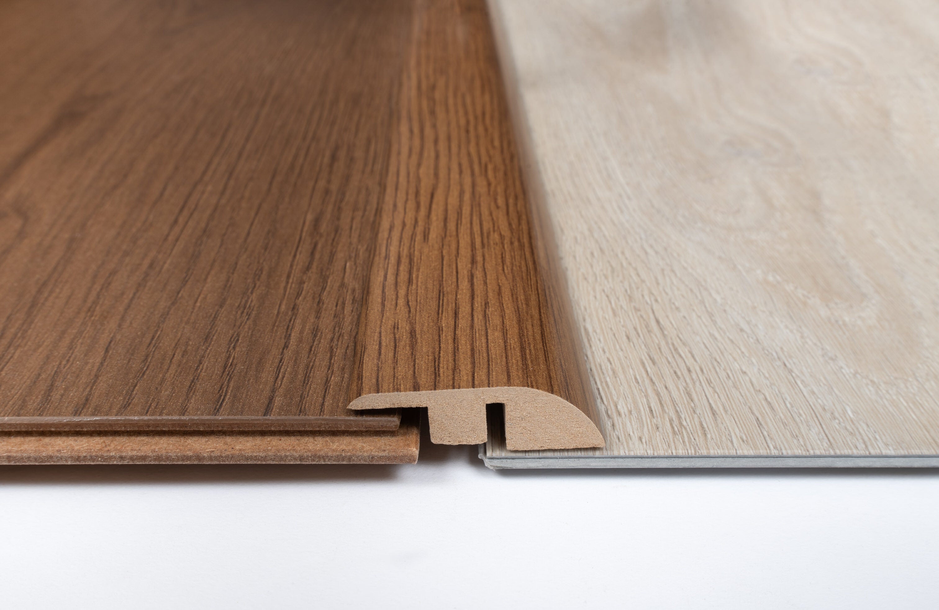 Coffee Oak Ramp Profile 2400 x 45 x 15mm